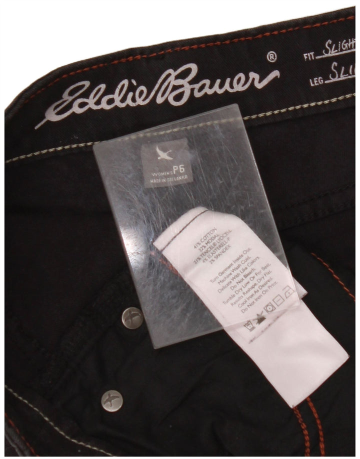 Damskie spodnie codzienne EDDIE BAUER US 6 Medium W32 L28 Czarne