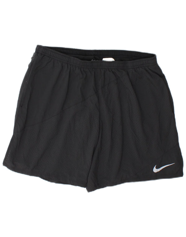 Męskie spodenki sportowe Nike Dri Fit XL, czarne, poliestrowe