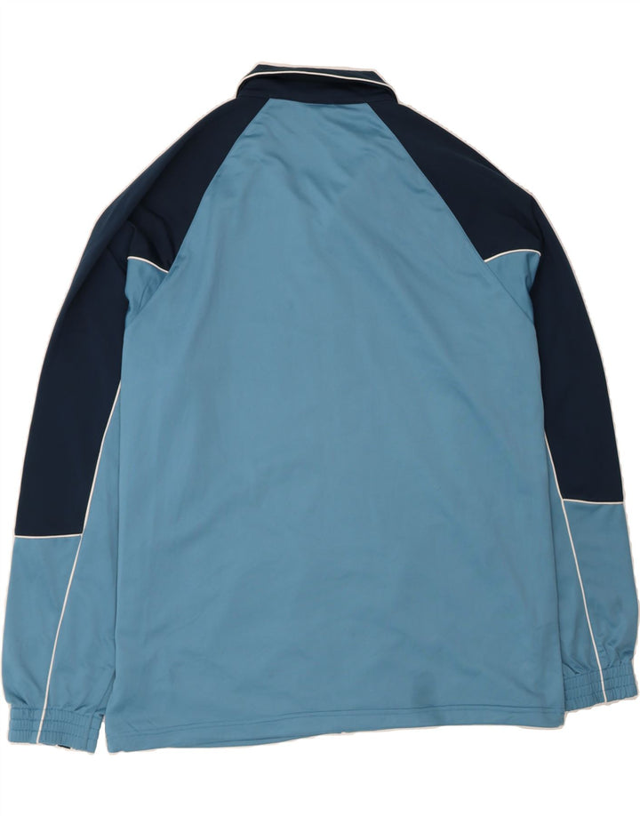 DIADORA Mens Tracksuit Top Jacket UK 48 2XL Blue Colourblock Polyester Vintage Diadora and Second-Hand Diadora from Messina Hembry 