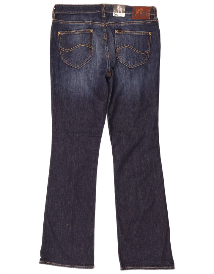Damskie jeansy Lee Bootcut W34 L33 Granatowe, bawełniane