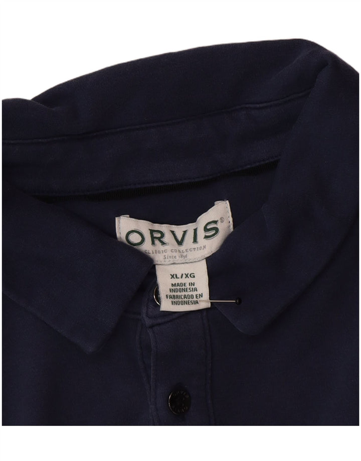 Męska koszulka polo Orvis XL granatowa