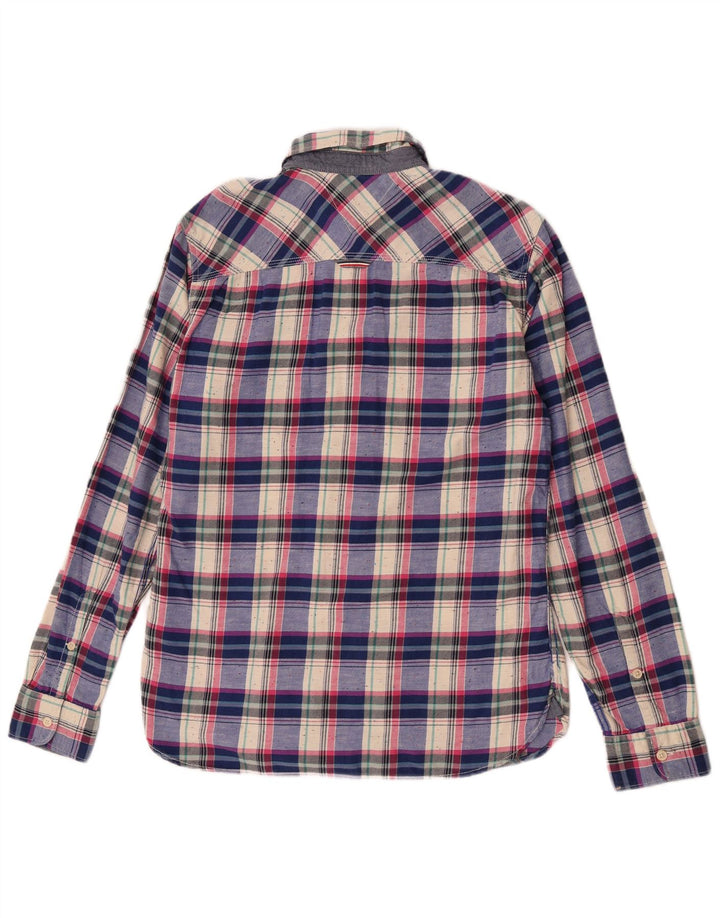 Koszula męska Tommy Hilfiger, duża, niebieska, bawełniana krata