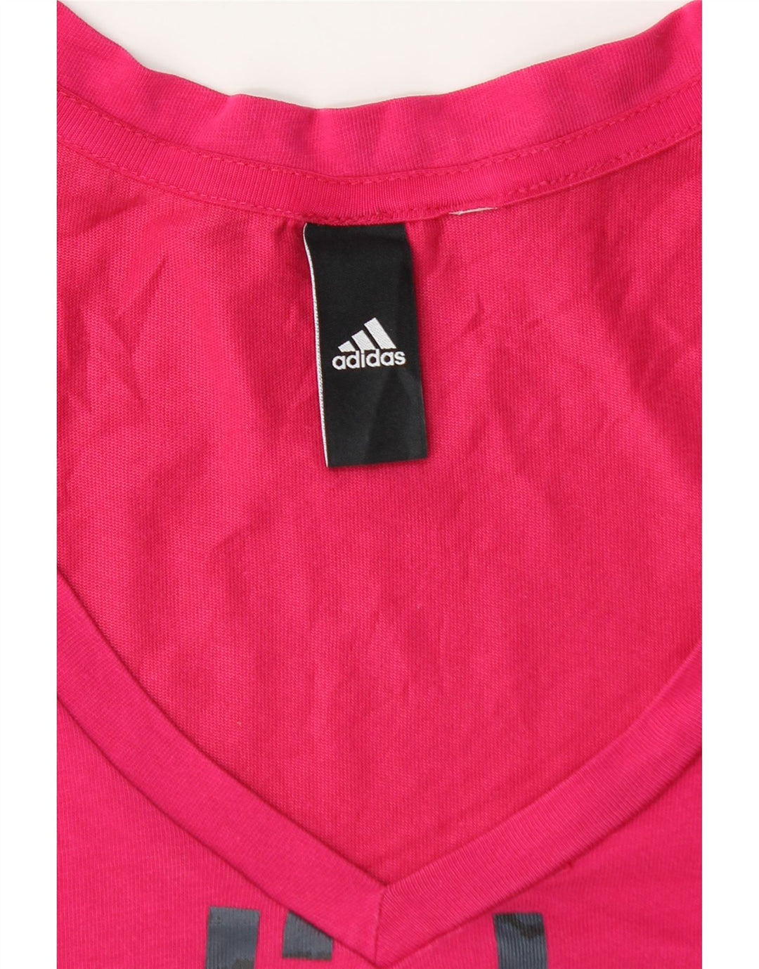 Damska koszulka graficzna Adidas Top UK 12 Średni róż