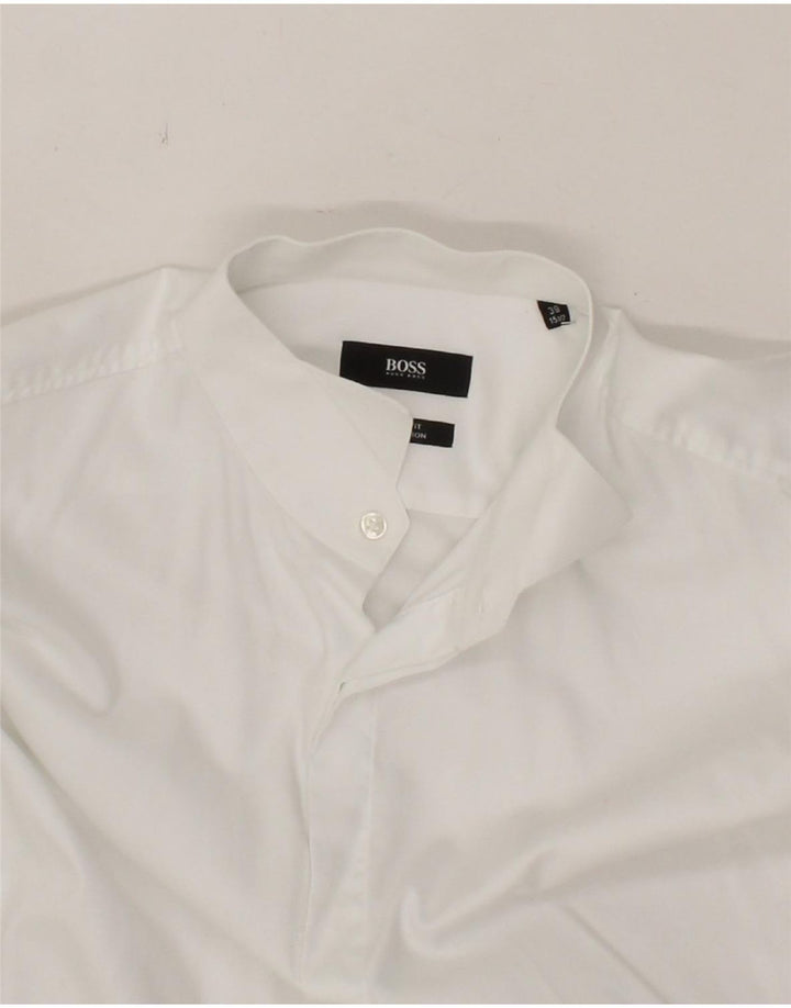 HUGO BOSS Mens Formal Shirt Size 39 Medium White Cotton Vintage Hugo Boss and Second-Hand Hugo Boss from Messina Hembry 