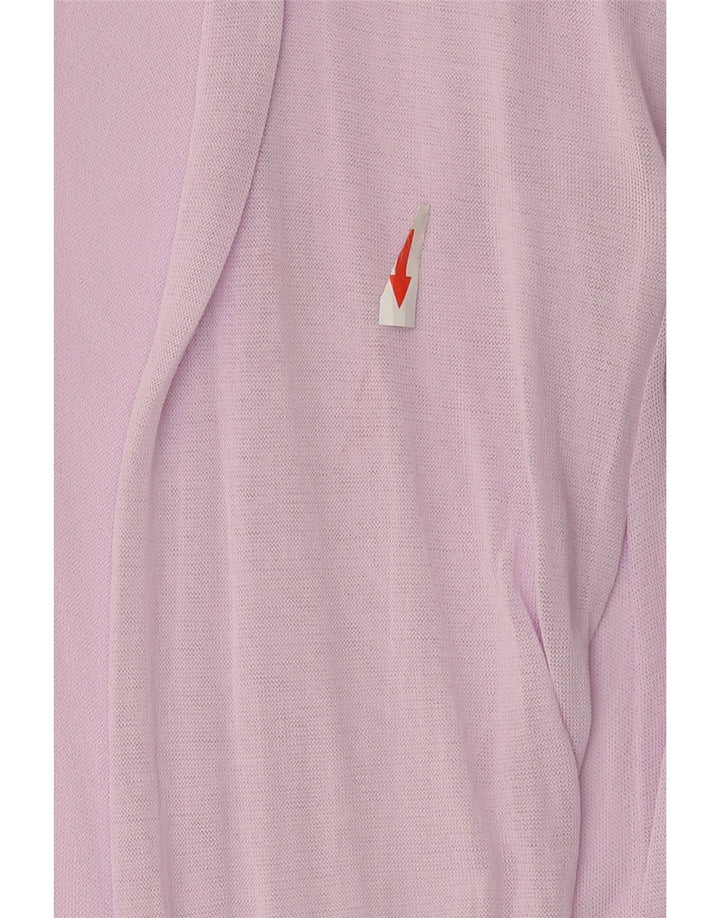 Damska prześwitująca bluzka Zara Top UK 10 Small Pink wiskoza
