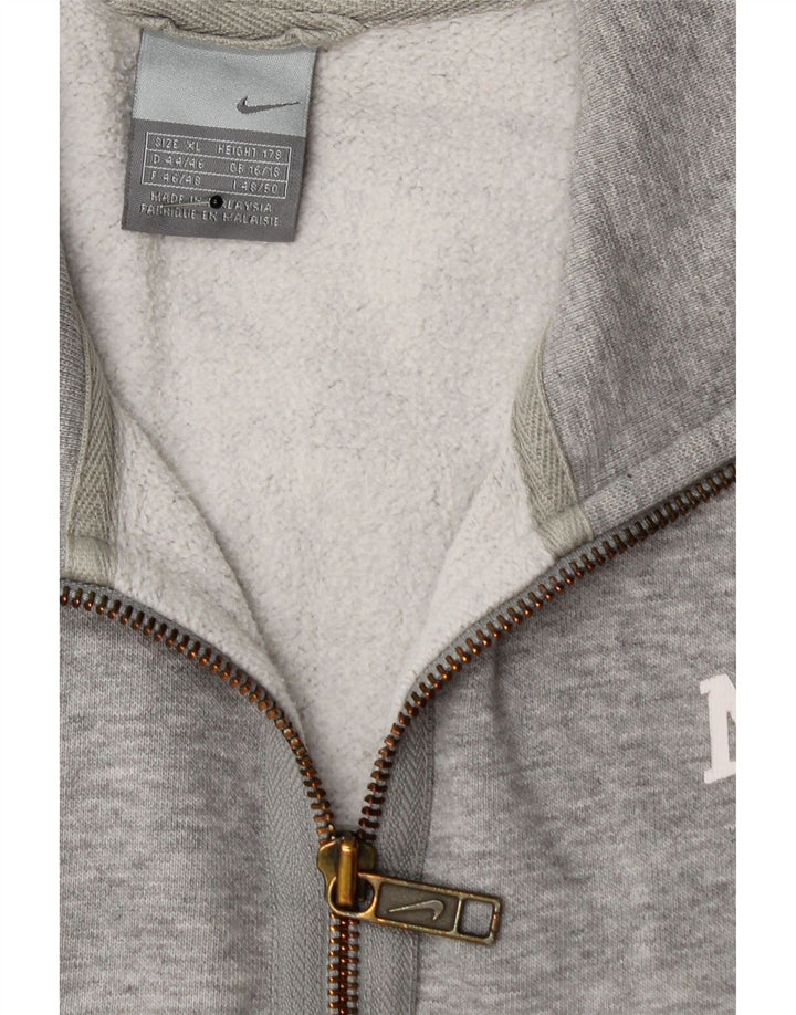 NIKE Womens Graphic Tracksuit Top Jacket UK 16/18 XL Grey Vintage Nike and Second-Hand Nike from Messina Hembry 