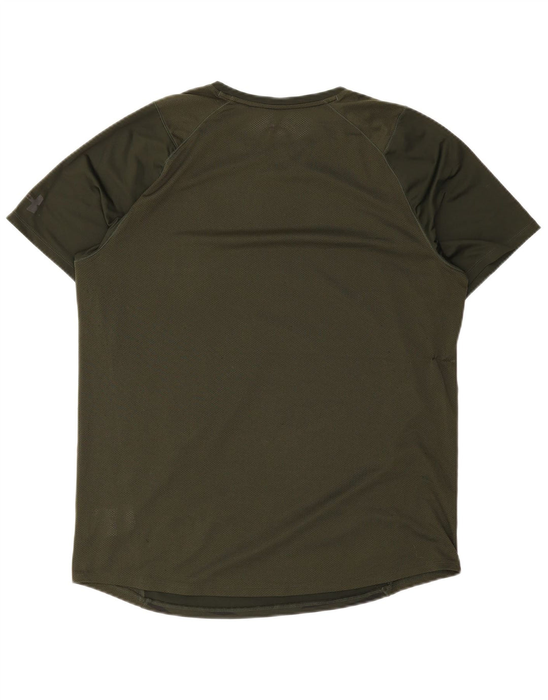 Męski dopasowany t-shirt Under Armour XL z poliestru w zielone paski