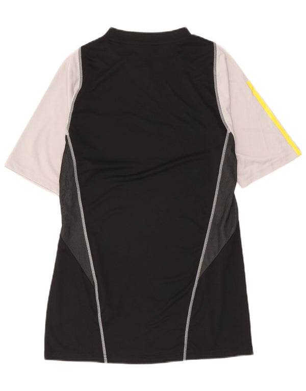 Koszulka męska Adidas Aeroready Slim Fit Top, mała, czarna, z blokami kolorów