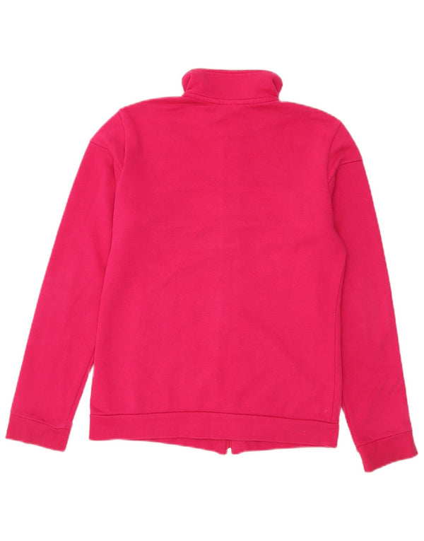 Damska kurtka dresowa Adidas UK 8/10 Mała różowa bawełna z blokami kolorów