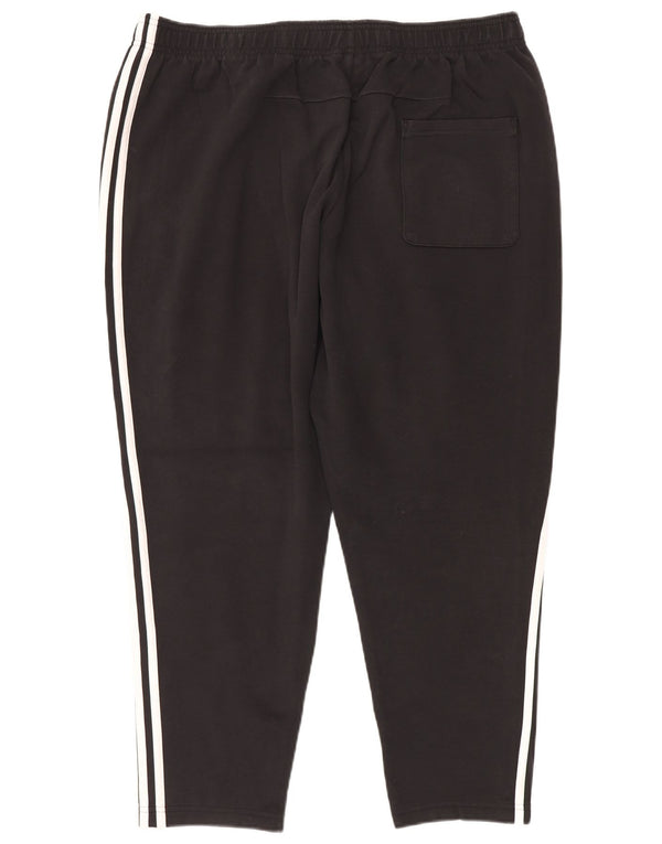 Męskie spodnie dresowe Adidas 2XL czarne bawełniane