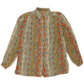Damska bluzka koszulowa oversize VINTAGE EU 40, średnia wielobarwna paisley