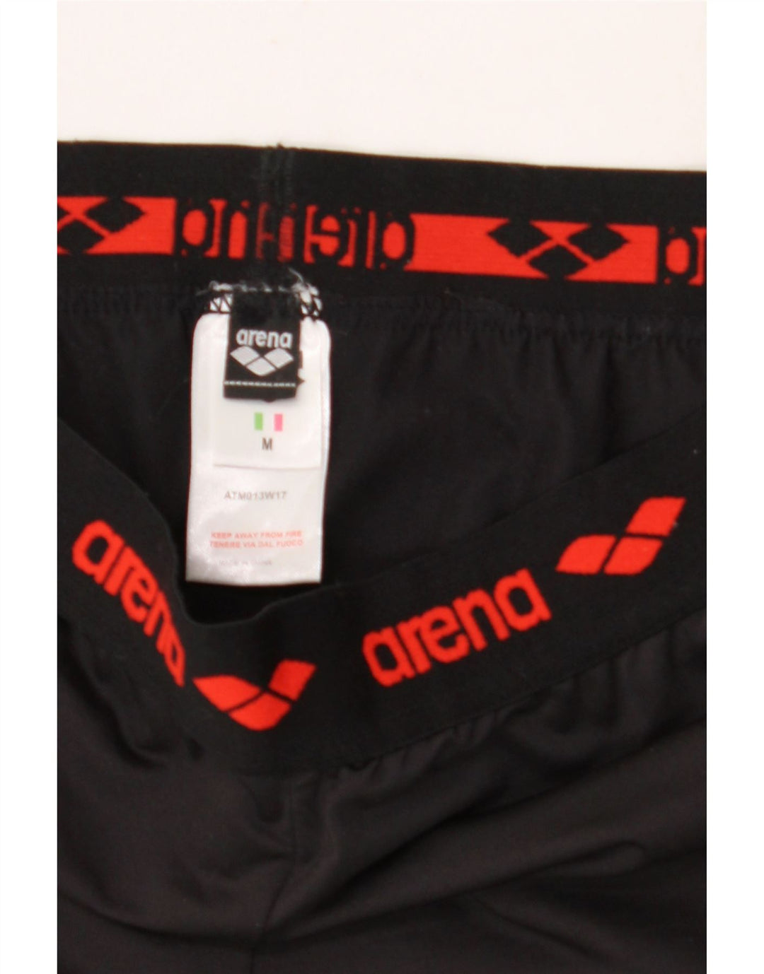 Damskie legginsy z grafiką Arena UK 12, średni czarny poliester
