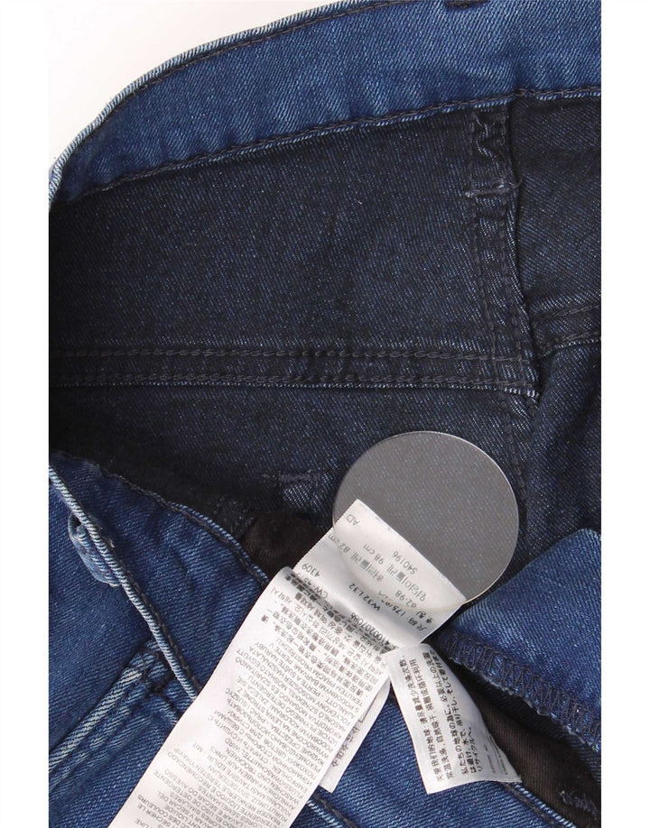 Męskie proste dżinsy Levi's W32 L32 Granatowa bawełna