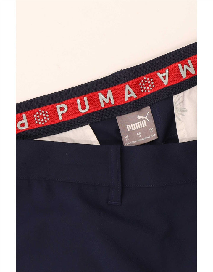 Męskie spodenki Chino Puma W36, duże, granatowe