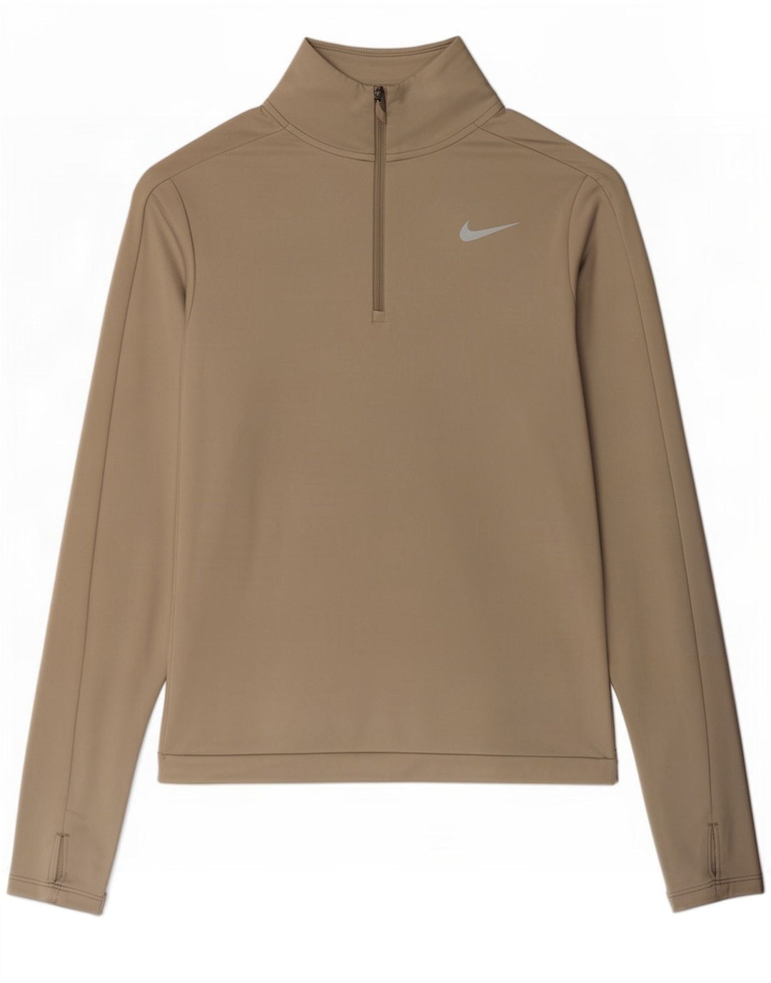 Damski dres Nike Dri Fit z zamkiem błyskawicznym na szyi, UK 6 XS, szary poliester