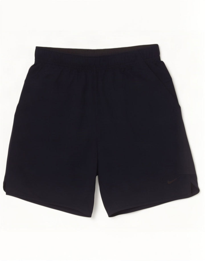 Męskie spodenki sportowe Nike Dri Fit, małe, granatowe, poliestrowe