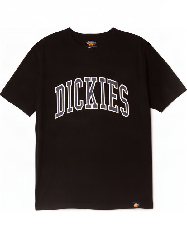 Męska koszulka z grafiką Dickies, mała, czarna, bawełniana