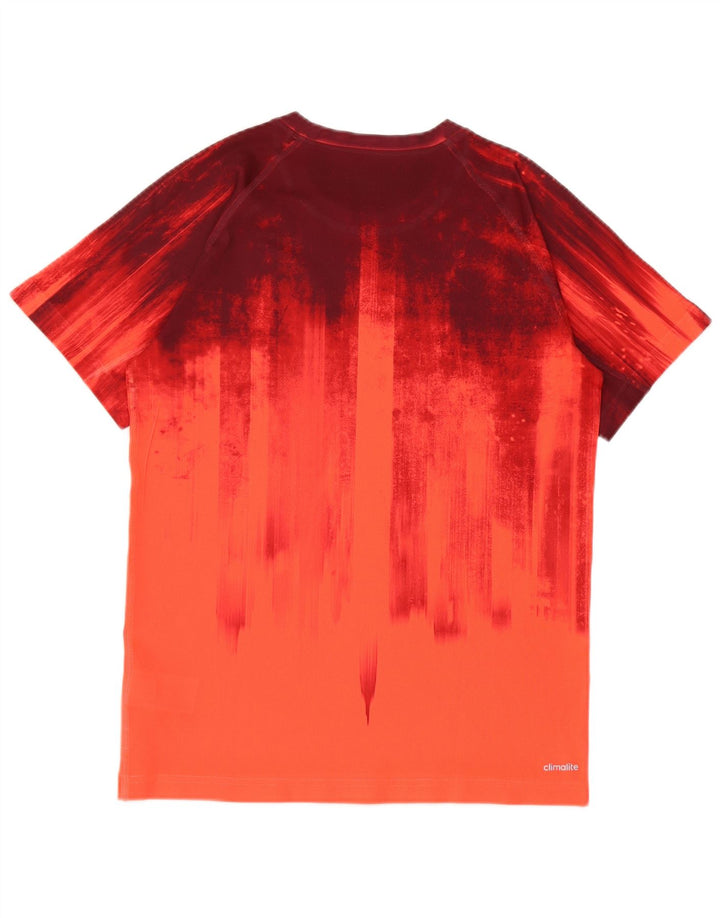 Adidas Męska koszulka Climalite Top XS Red Tie Dye Poliester
