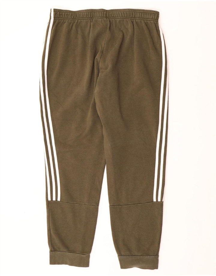 Męskie spodnie dresowe ADIDAS Joggers XL, bawełna khaki