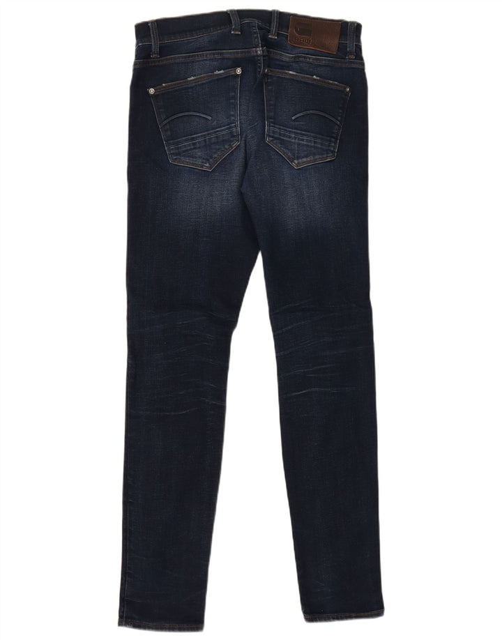 Damskie jeansy Skinny G-STAR Revend W30 L32 Granatowe, bawełniane