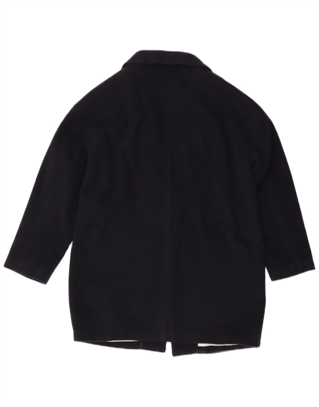 CREW CLOTHING Płaszcz damski UK 14, duży, granatowy, wełniany