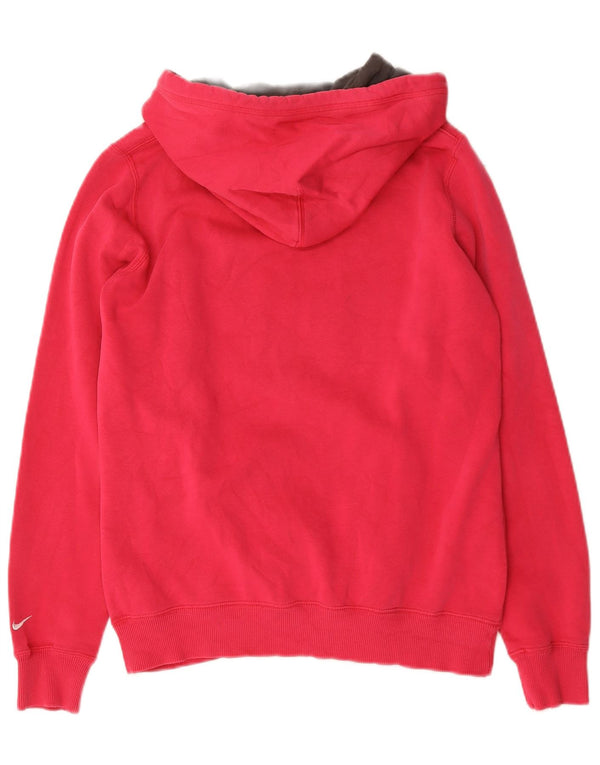 Męski sweter z kapturem Nike Graphic, średnio czerwony, bawełniany