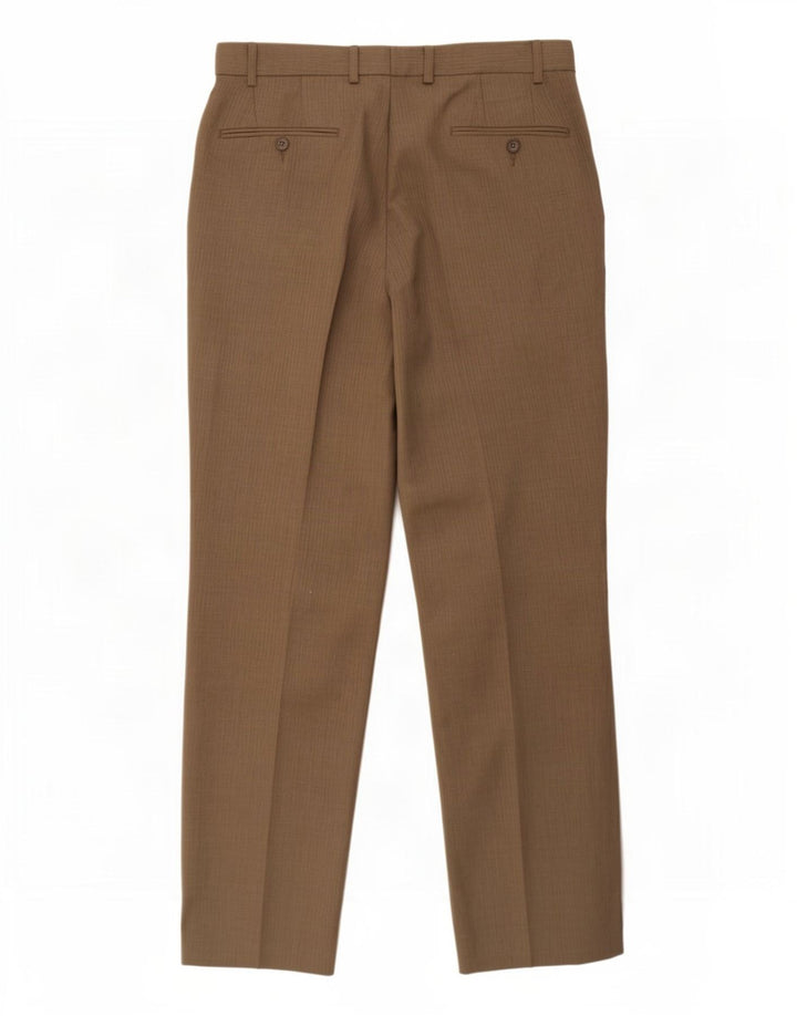 Męskie proste spodnie chino Marks & Spencer W34 L31 Szary poliester