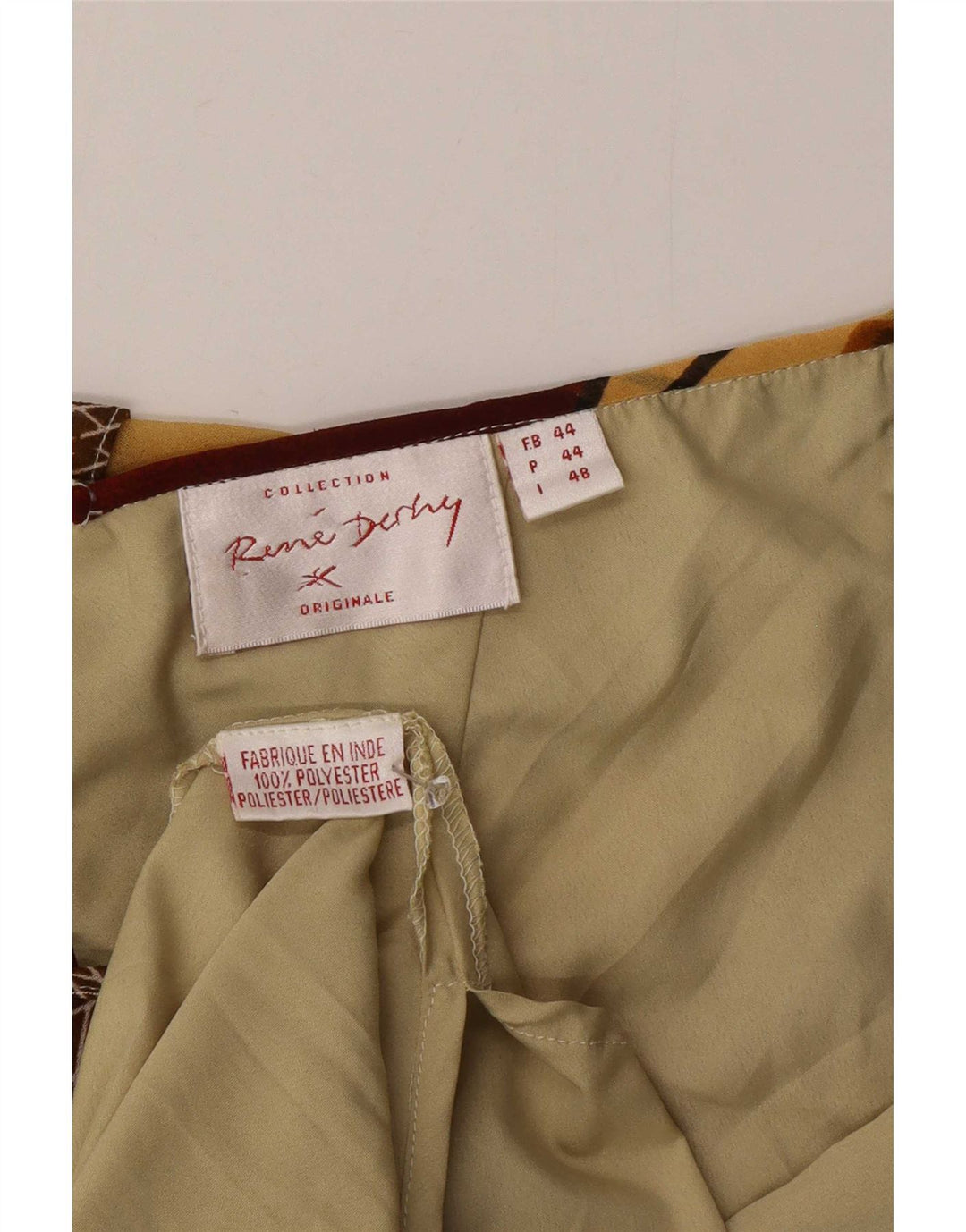 Rene Derhy damska asymetryczna sukienka IT 48 XL wielobarwny patchwork