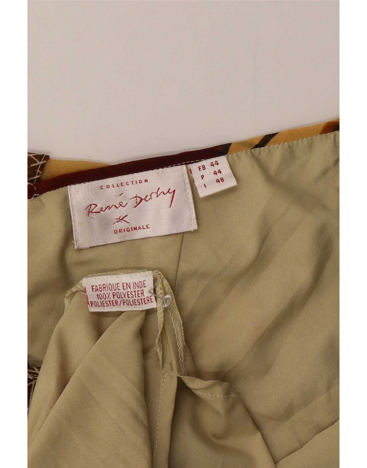 Rene Derhy damska asymetryczna sukienka IT 48 XL wielobarwny patchwork