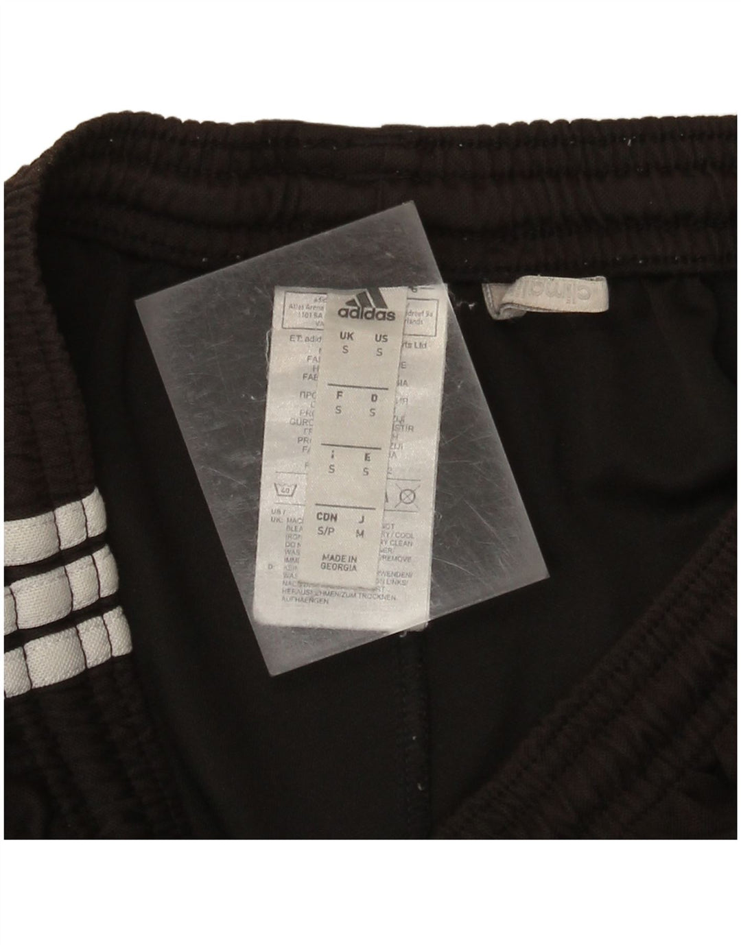 Męskie spodenki sportowe Adidas Climalite, małe, czarne, poliestrowe