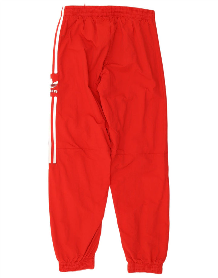 Adidas Męskie spodnie dresowe Joggery Średni czerwony nylon
