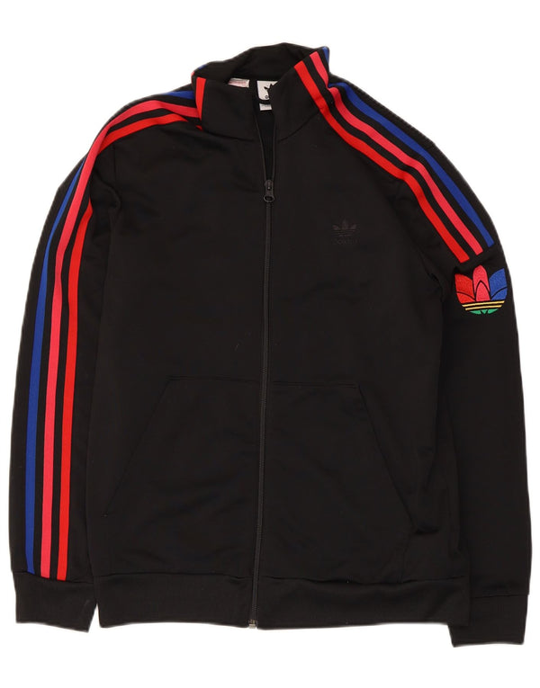 Chłopięca bluza dresowa Adidas z grafiką, 13-14 lat, czarny poliester