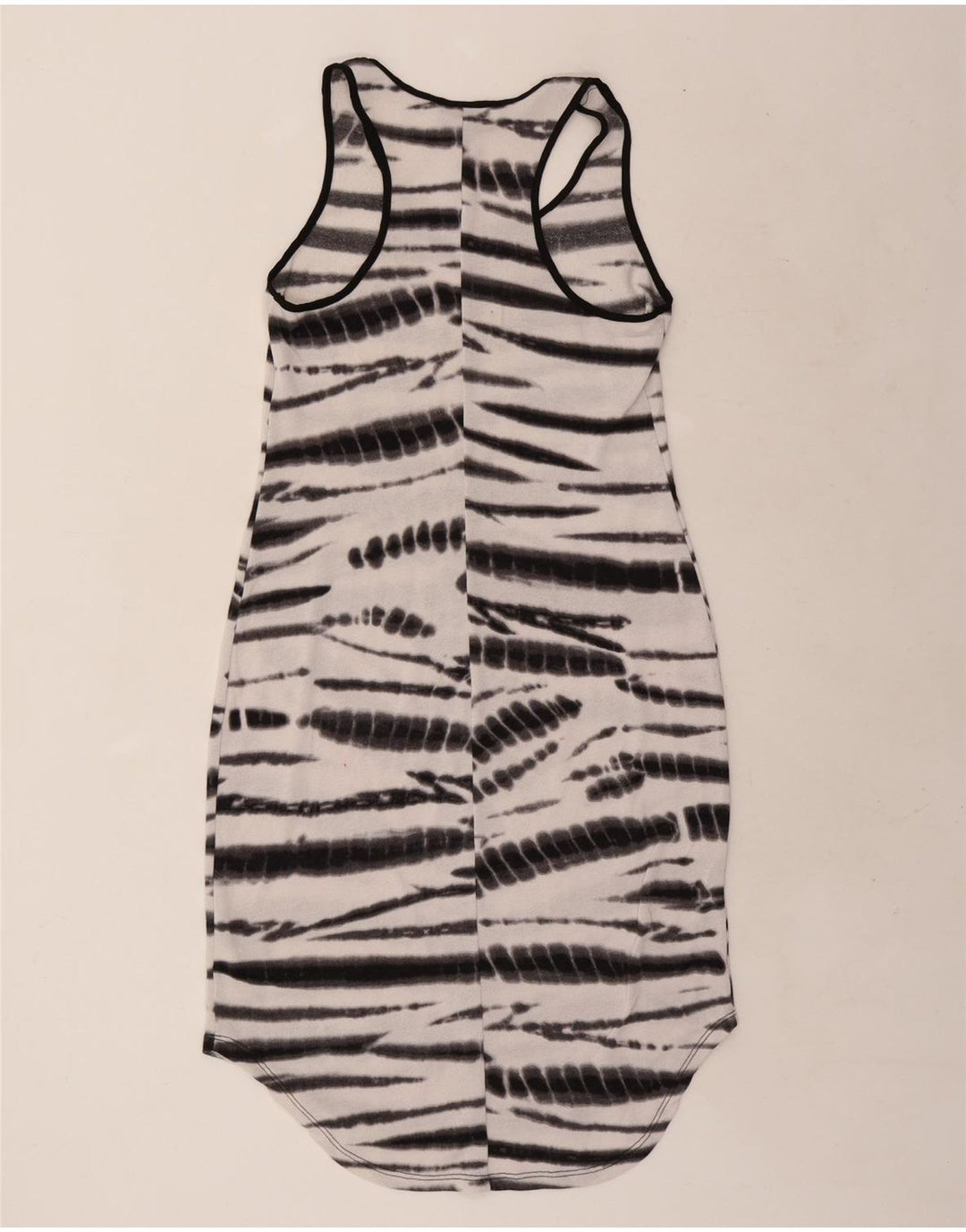 Damska sukienka T-shirt bez rękawów MOSSIMO UK 12 Medium White Tie Dye