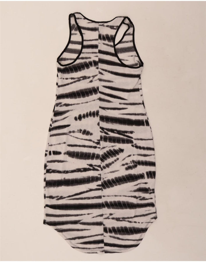 Damska sukienka T-shirt bez rękawów MOSSIMO UK 12 Medium White Tie Dye