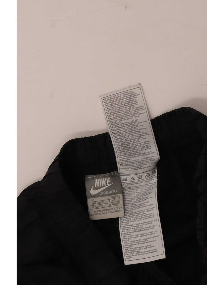 Męskie spodnie dresowe Nike, średni czarny nylon