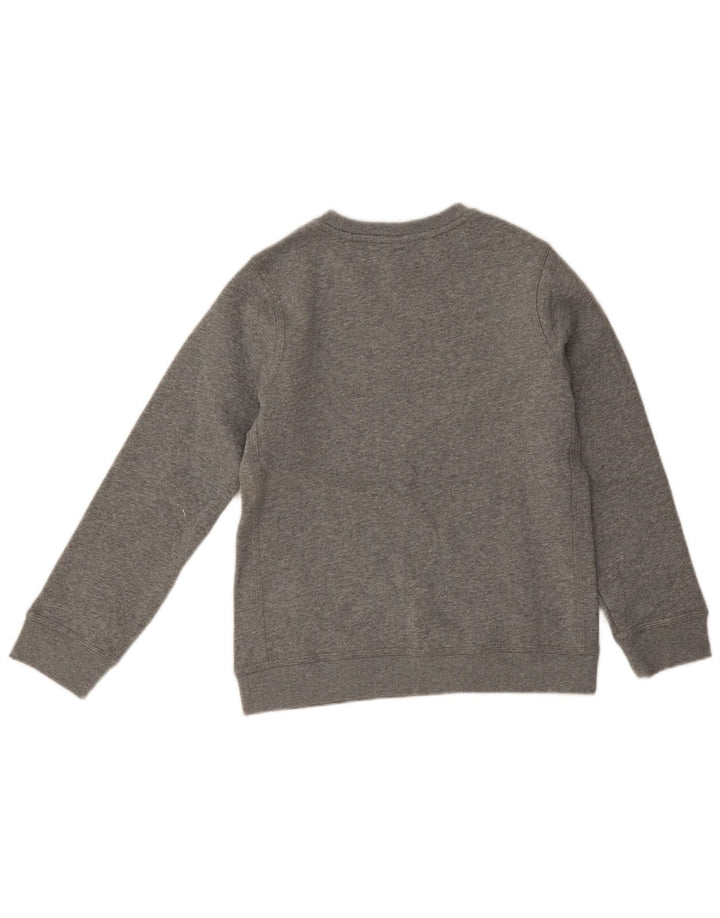 Chłopięca bluza z grafiką Nike, 10-11 lat, średnia, szara, nakrapiana bawełna