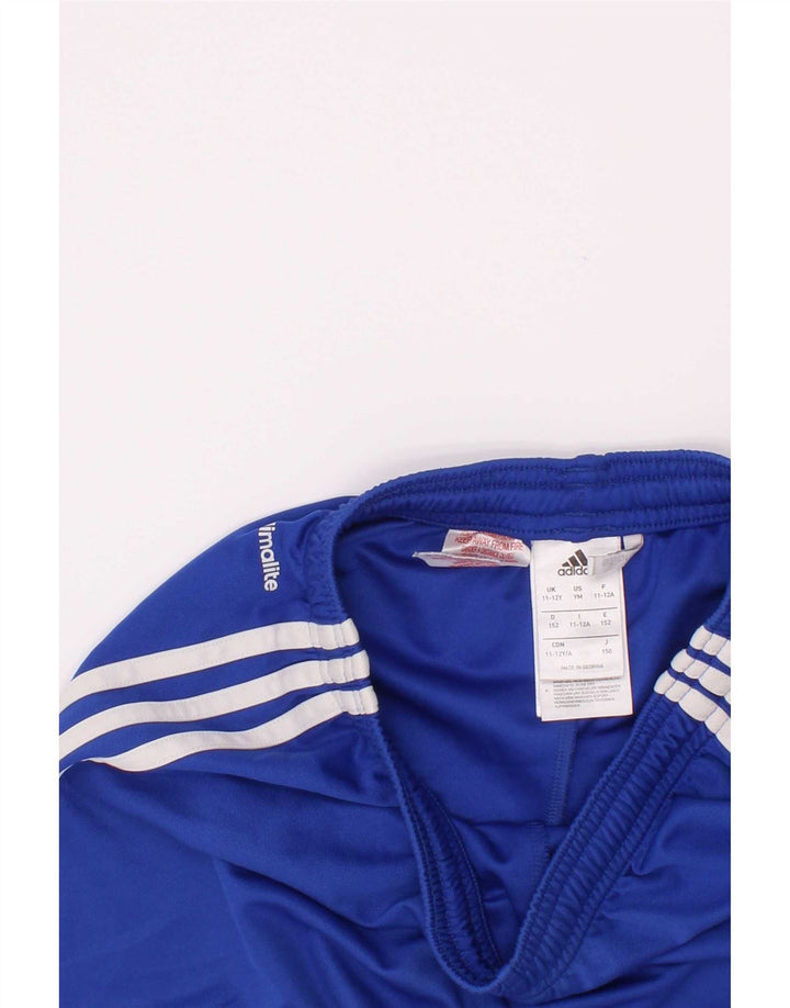 Adidas Chłopięce Spodenki Sportowe Climalite 11-12 Lat Niebieski Poliester