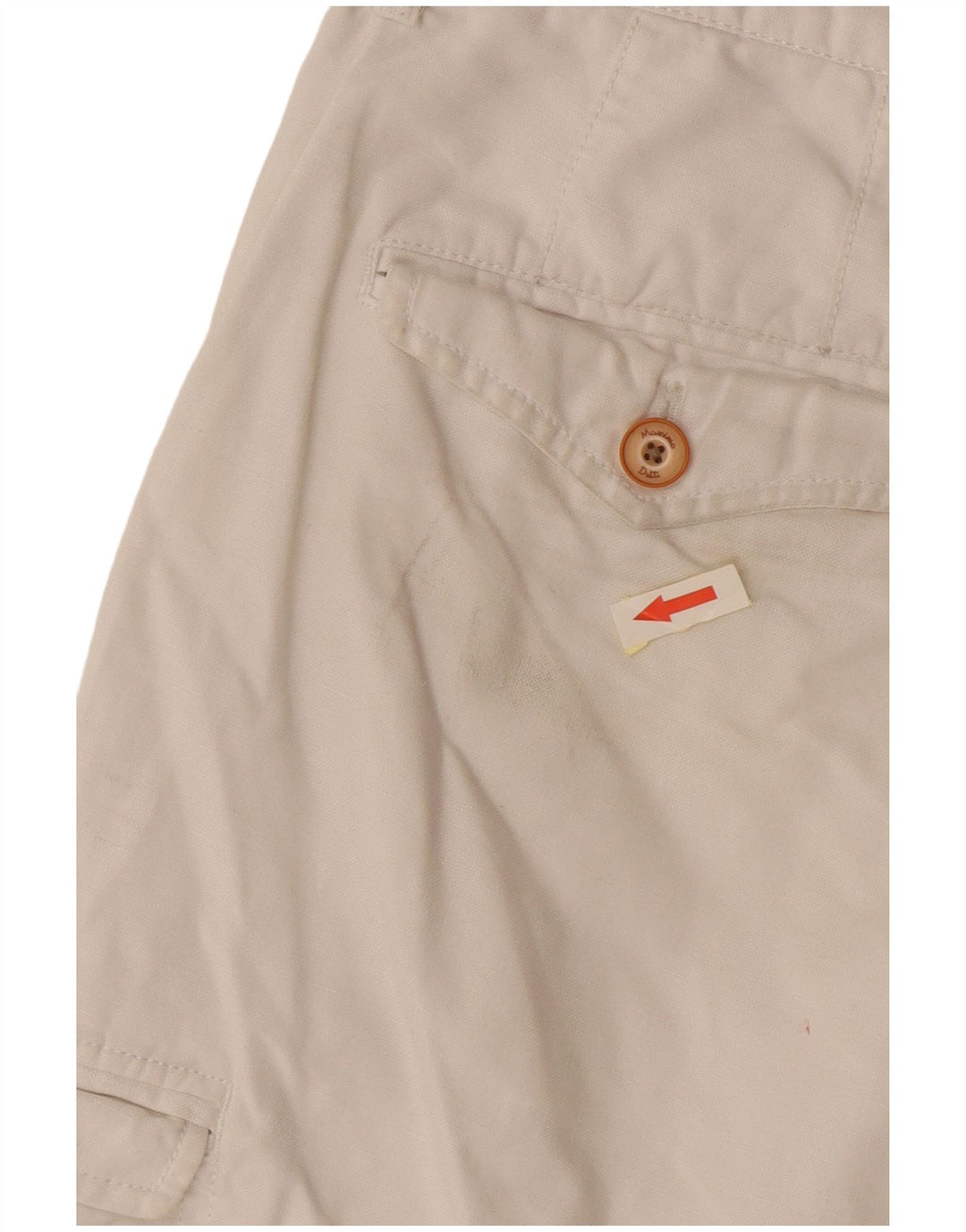 Męskie spodenki cargo Massimo Dutti EU 42 Large W32 białe