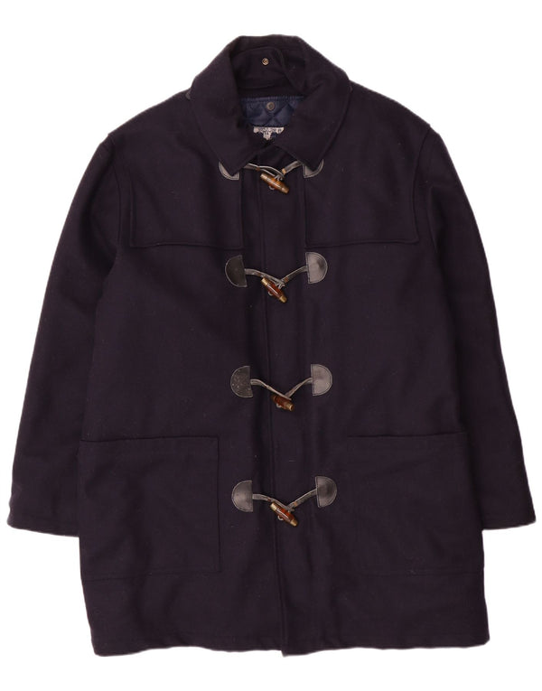 Płaszcz męski NORTH POLE UK 40, duży, granatowy, wełniany