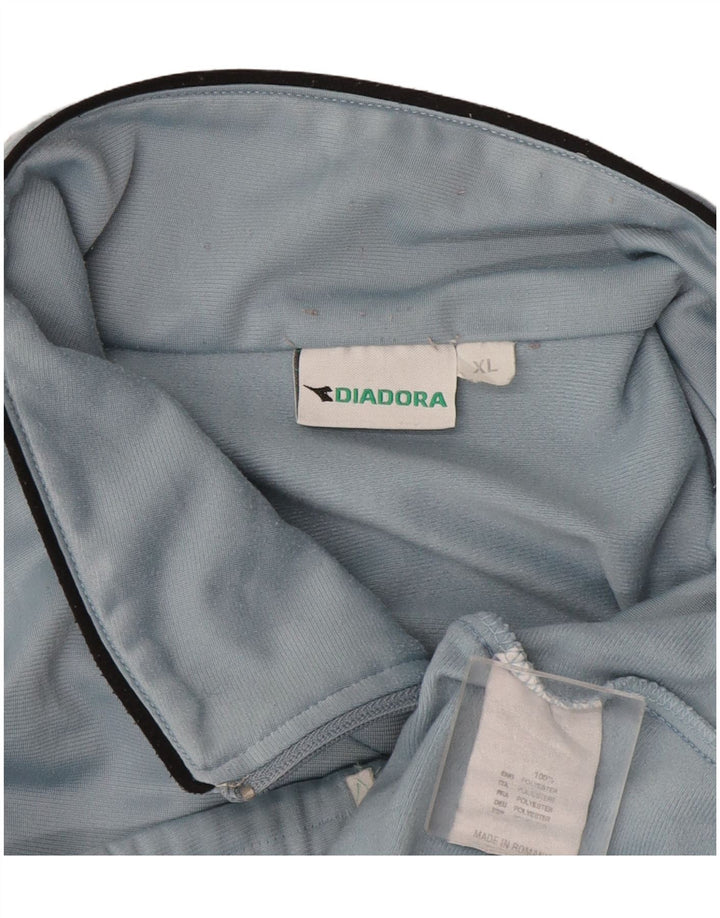 Męska kurtka dresowa Diadora XL, niebieska, poliester