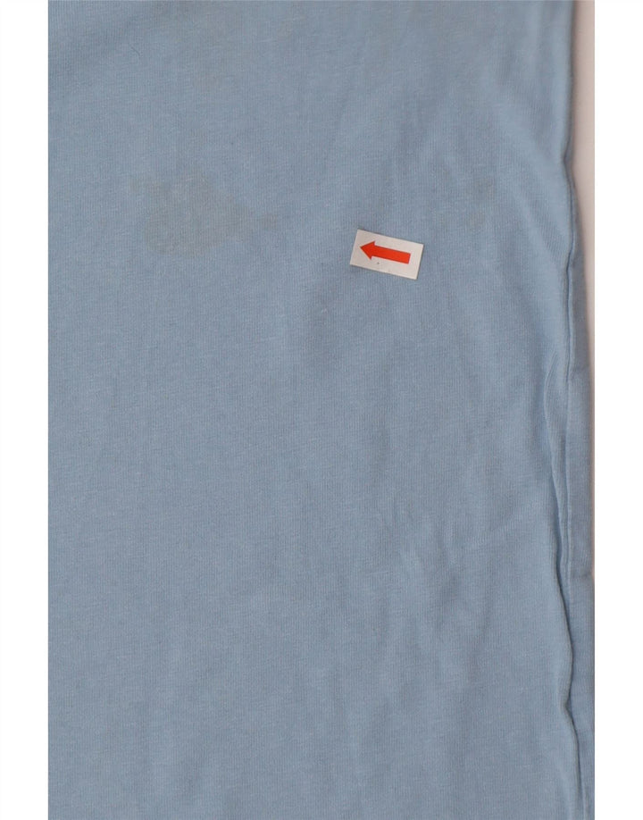 Crew Clothing Męski T-shirt Top Średni Niebieski Bawełniany