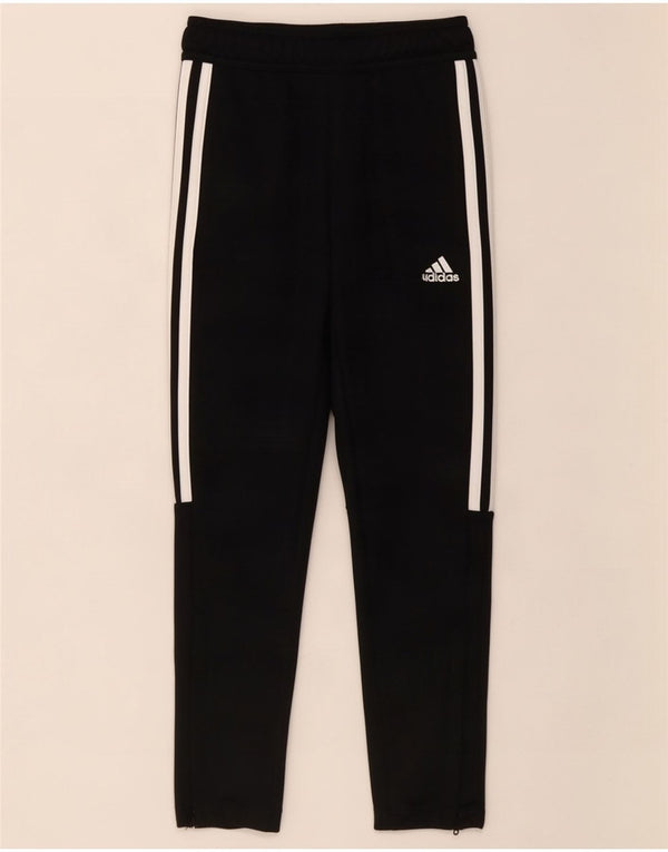 Adidas Boys Aeroready Tracksuit Trousers 7-8 Years Black Polyester