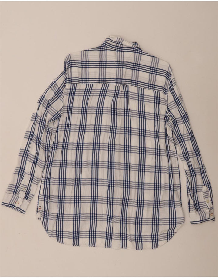 Damska koszula oversize Tommy Hilfiger UK 18 XL w białą kratkę, wiskoza