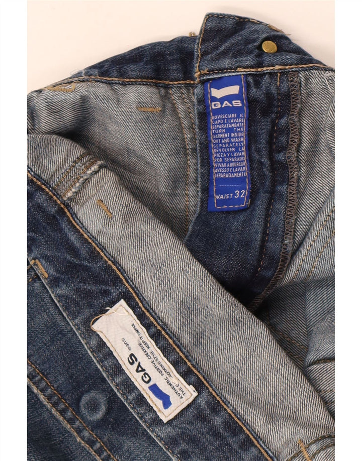 Męskie dżinsy Bootcut GAS W32 L34 Niebieskie