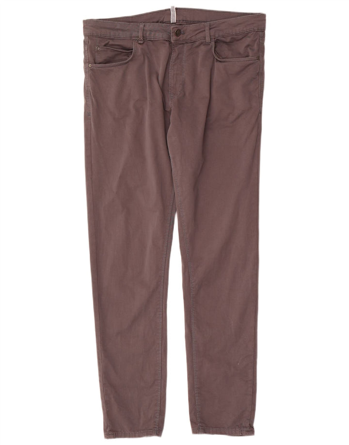 Męskie spodnie typu slim casual Zara W36 L31 szare