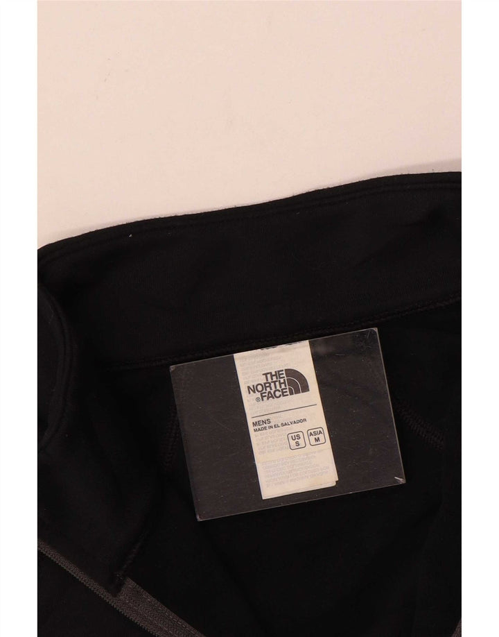 Męska koszulka The North Face z zamkiem błyskawicznym i regularnym krojem, z długim rękawem, w kolorze średniej czerni