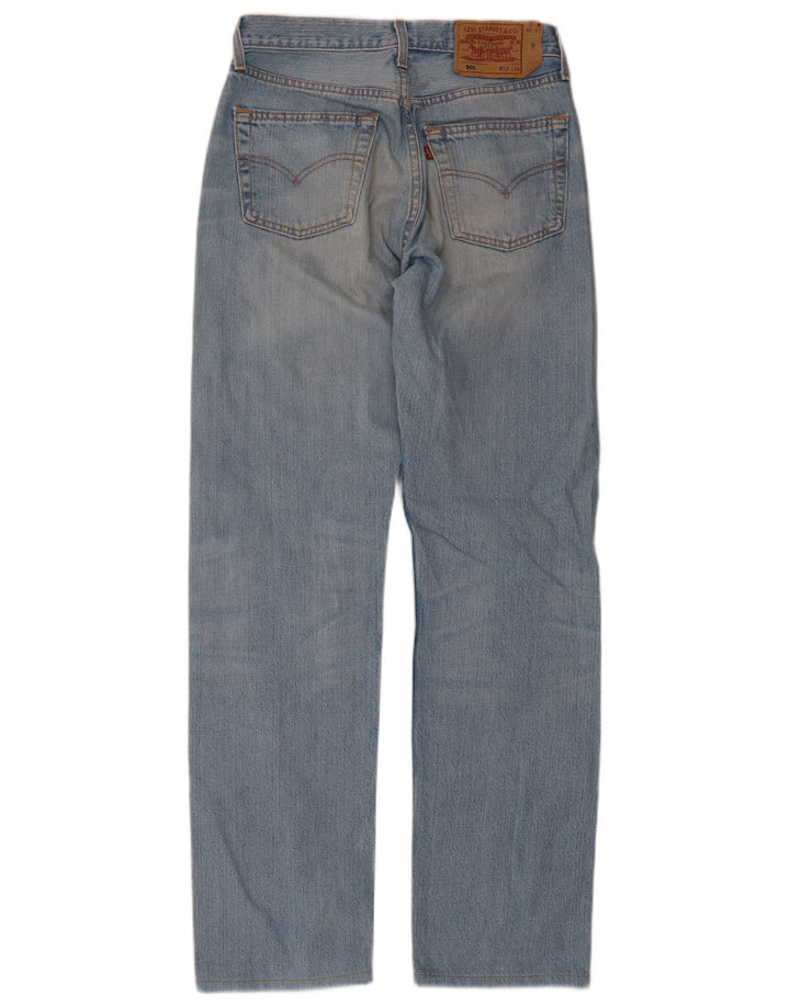 Męskie dżinsy Levi's 501 Straight W29 L34 Niebieskie bawełniane
