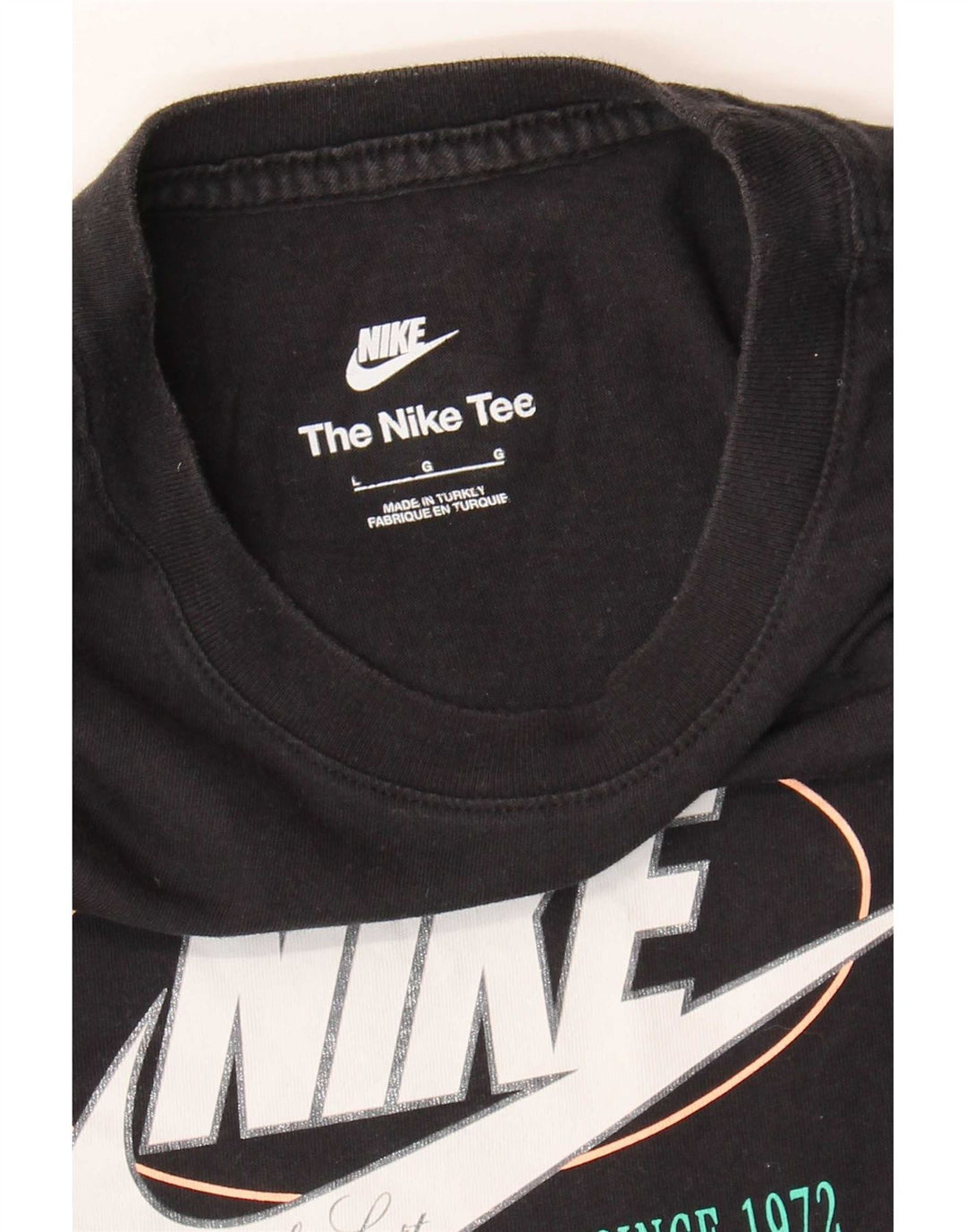 Damska koszulka z grafiką Nike Top UK 14, duża czarna