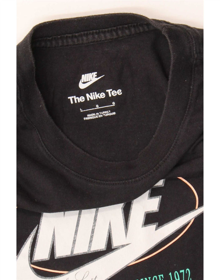 Damska koszulka z grafiką Nike Top UK 14, duża czarna