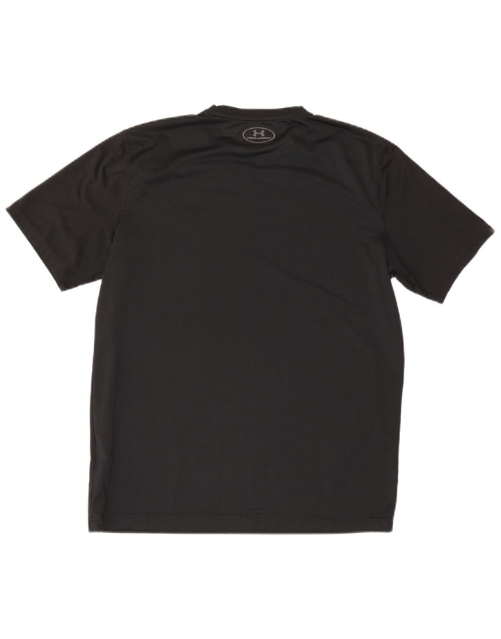 Męski t-shirt Under Armour Heat Gear, duży, czarny, poliestrowy